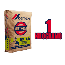 KILOGRAMO DE CEMENTO MONTERREY GRIS 1 KILOS CEMEX 