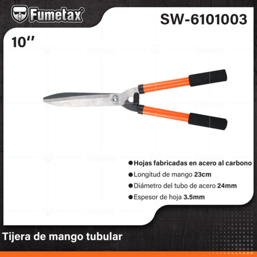 TIJERA MANGO TUBULAR DE 10 SW-6101003