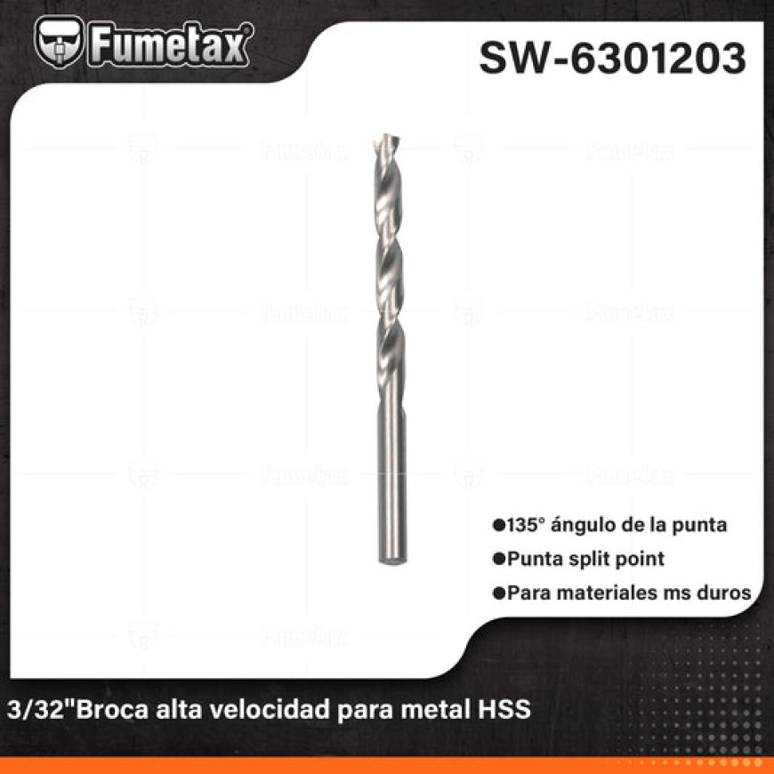 BROCA ALTA VEL.MET.HSS 3/32 SW-6301203