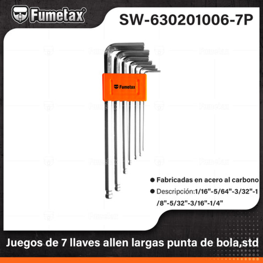 JGO DE  7 LLAVES ALLEN SW-630201006-7P