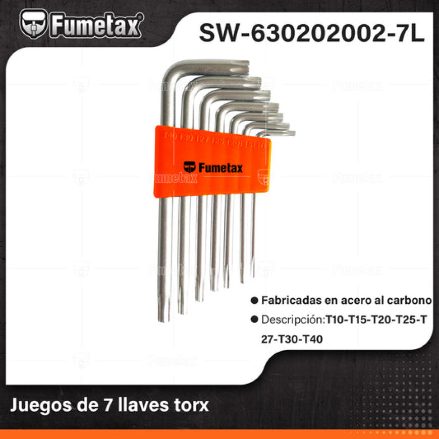 JGO DE  7 LLAVES TORX SW-630202002-7L