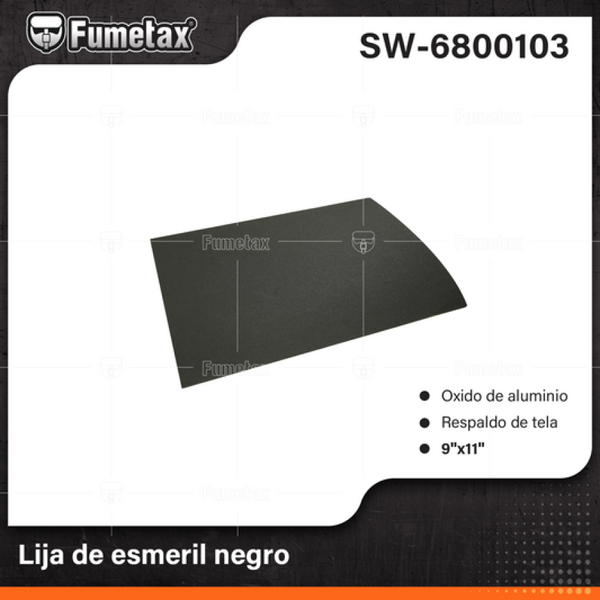 LIJA DE ESMERIL NEGRO GR-80 SW-6800103