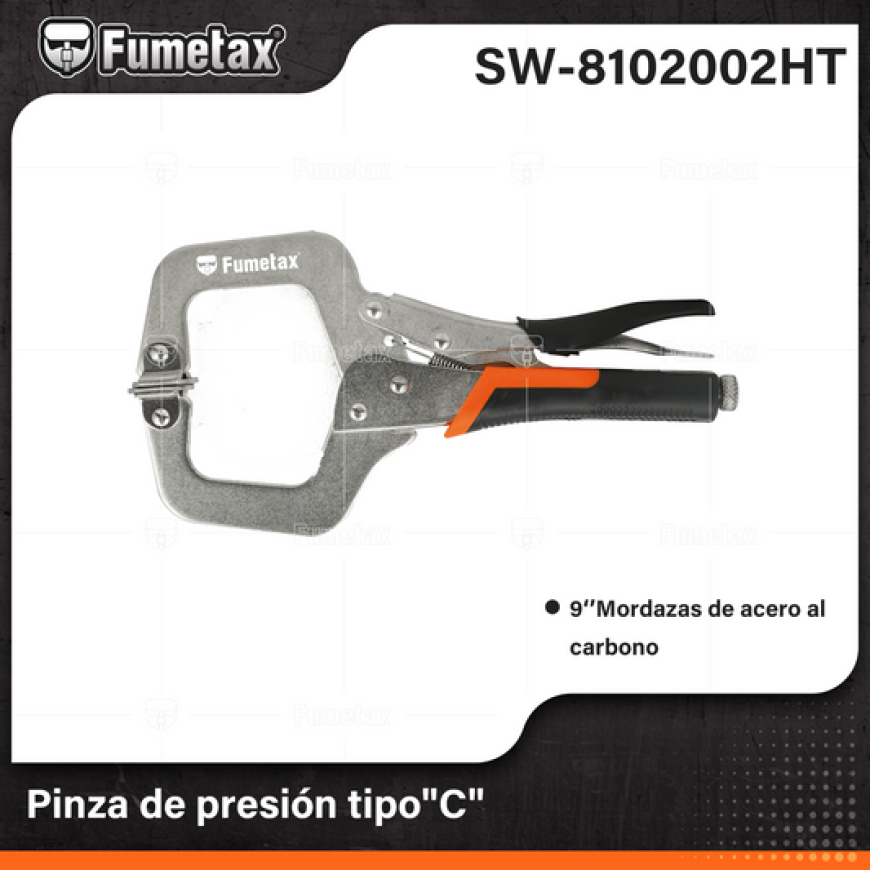 PINZA PRESION CURVA  9PULG SW-8102002HT