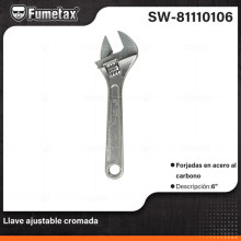 LLAVE AJUST CROM 6 PULG SW-81110106