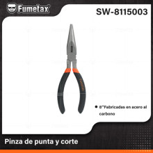PINZA DE PUNTA Y CORTE 8 PULG SW-8115003