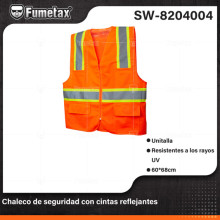 CHALECO DE SEG C/CINTAS REFL SW-8204004