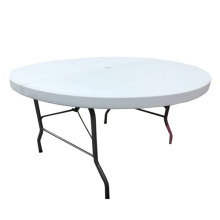 MESA REDONDA PLASTICO DE 1.50 MX