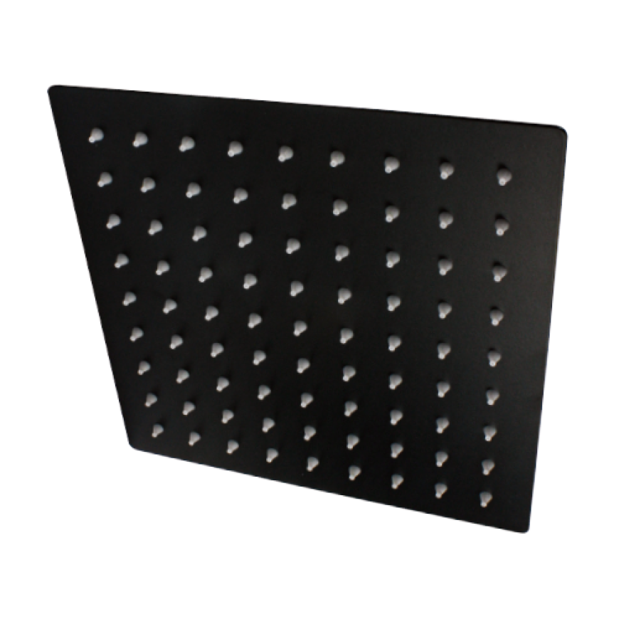 REGADERA CUAD NEGRO 10 PULG SP-50020-3